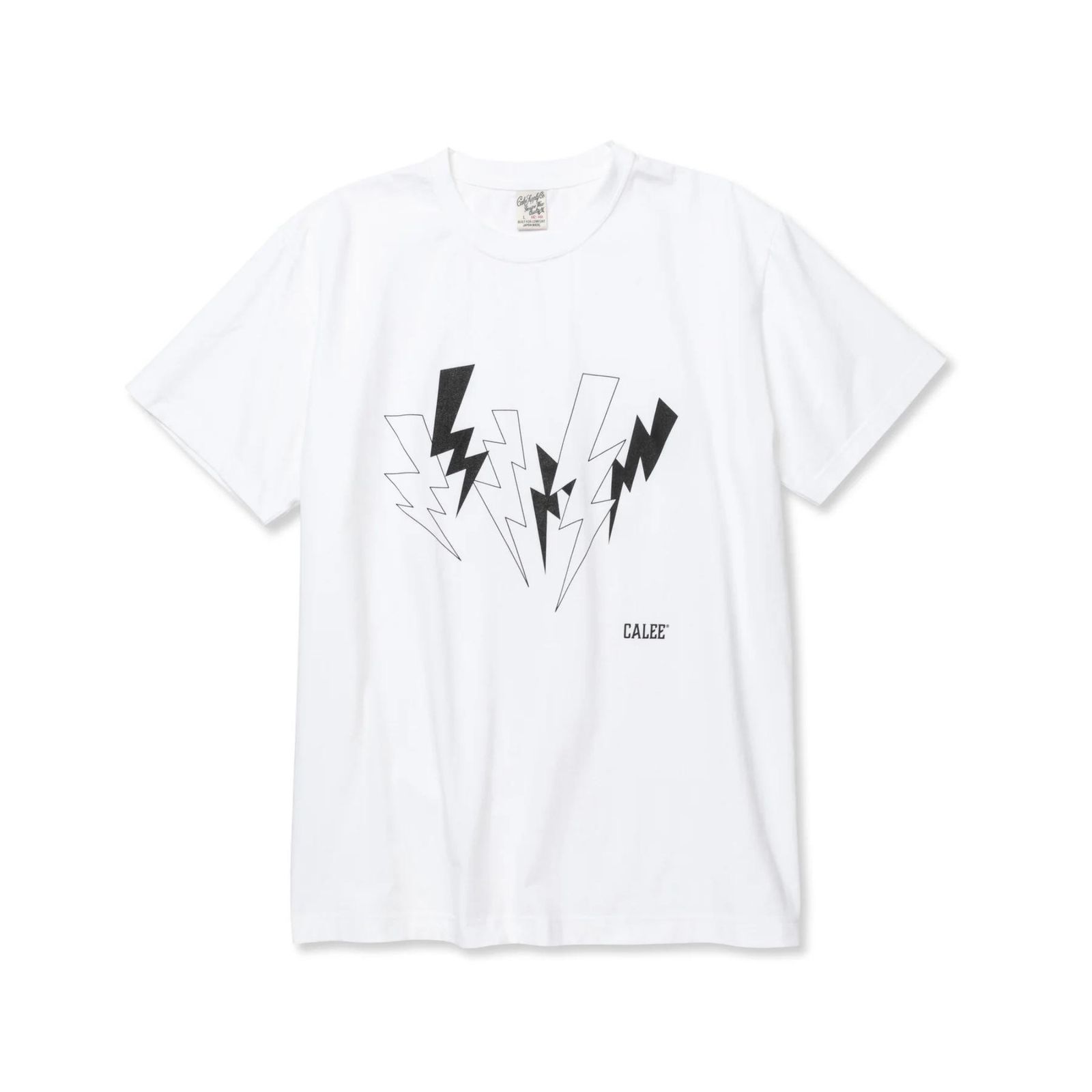 STRETCH THUNDER BOLT TEE (WHITE) / ストレッチ サンダーボルト Tシャツ