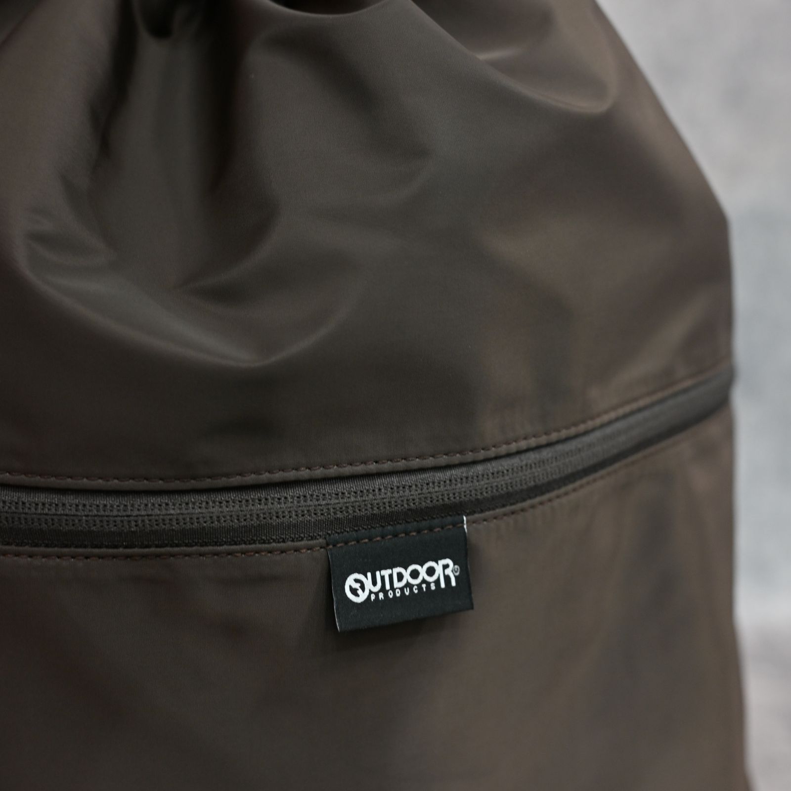 N.HOOLYWOOD COMPILE × OUTDOOR PRODUCTS / DRAWSTRING BACKPACK （BROWN / ブラウン）｜バックパック｜2261-AC03