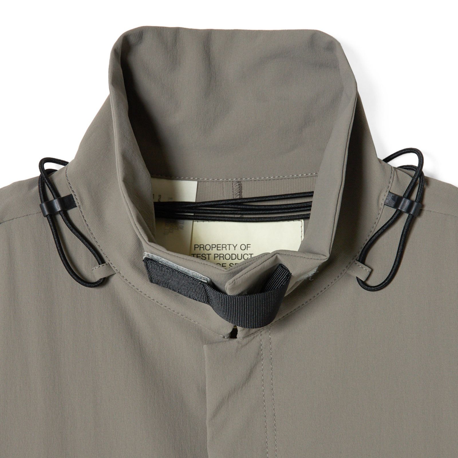 DRAWSTRING SHIRT （GRAY / グレー）｜半袖 シャツ｜9261-SH51-004