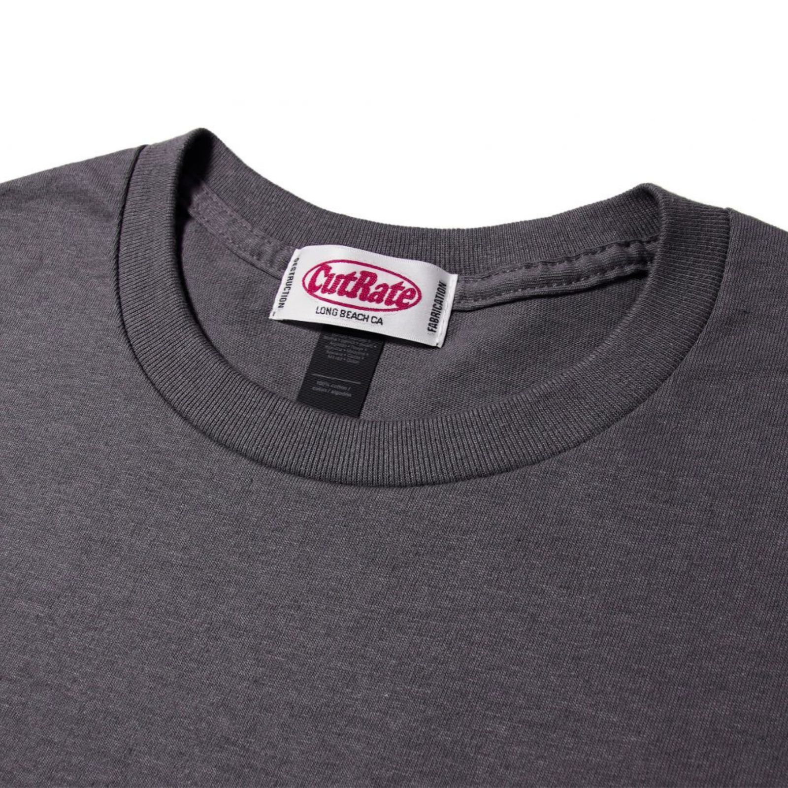 CAT RATE TEE (CHARCOAL)｜キャット 猫 Tシャツ｜CR-25SS003
