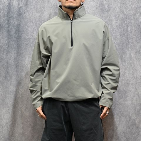 HALF ZIP PULLOVER （GRAY / グレー）｜ハーフジップ プルオーバー｜9261-CS06-004