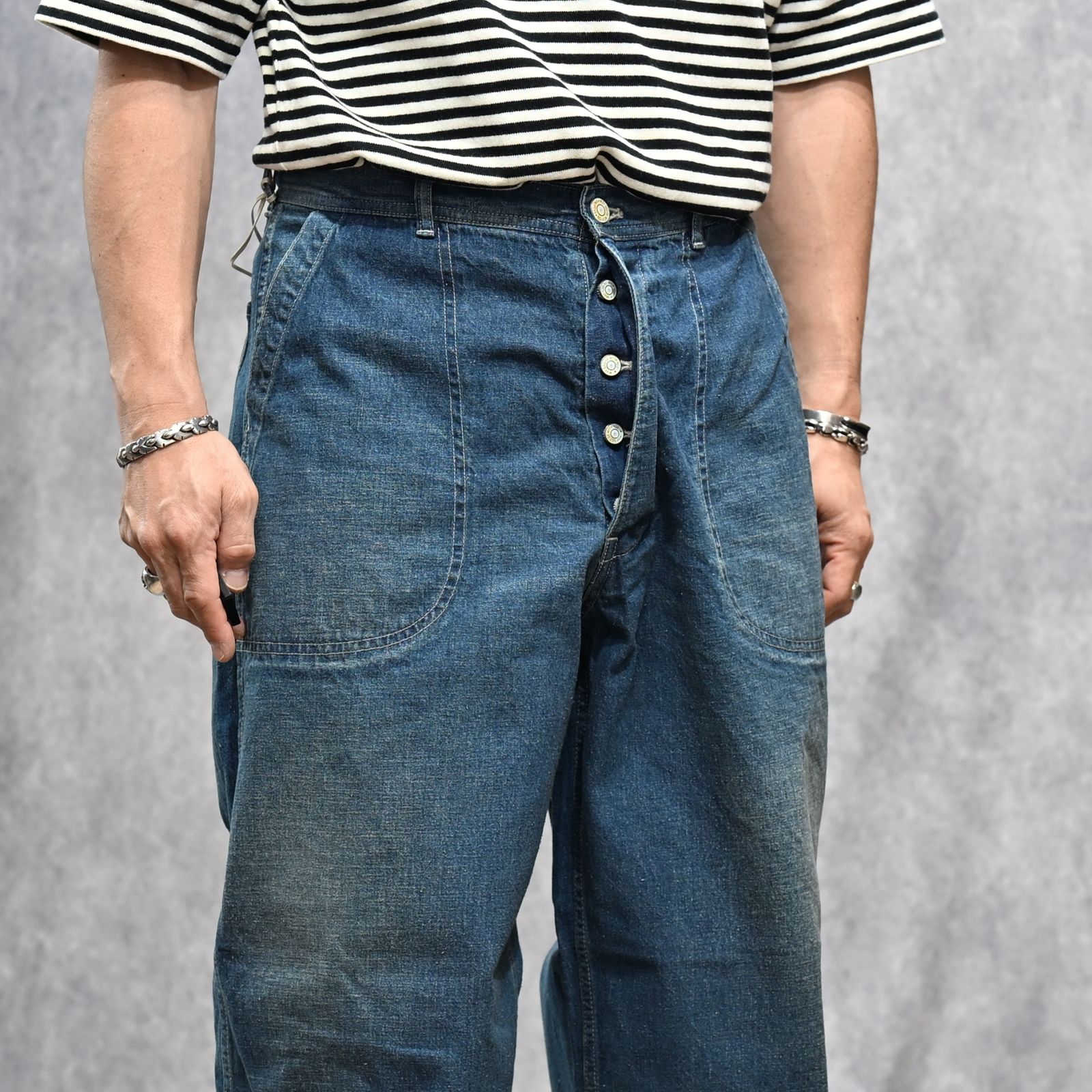 USN DENIM TROUSERS （USD） / USネイビー デニムトラウザー （インディゴ） 2026SS-PT4-YT