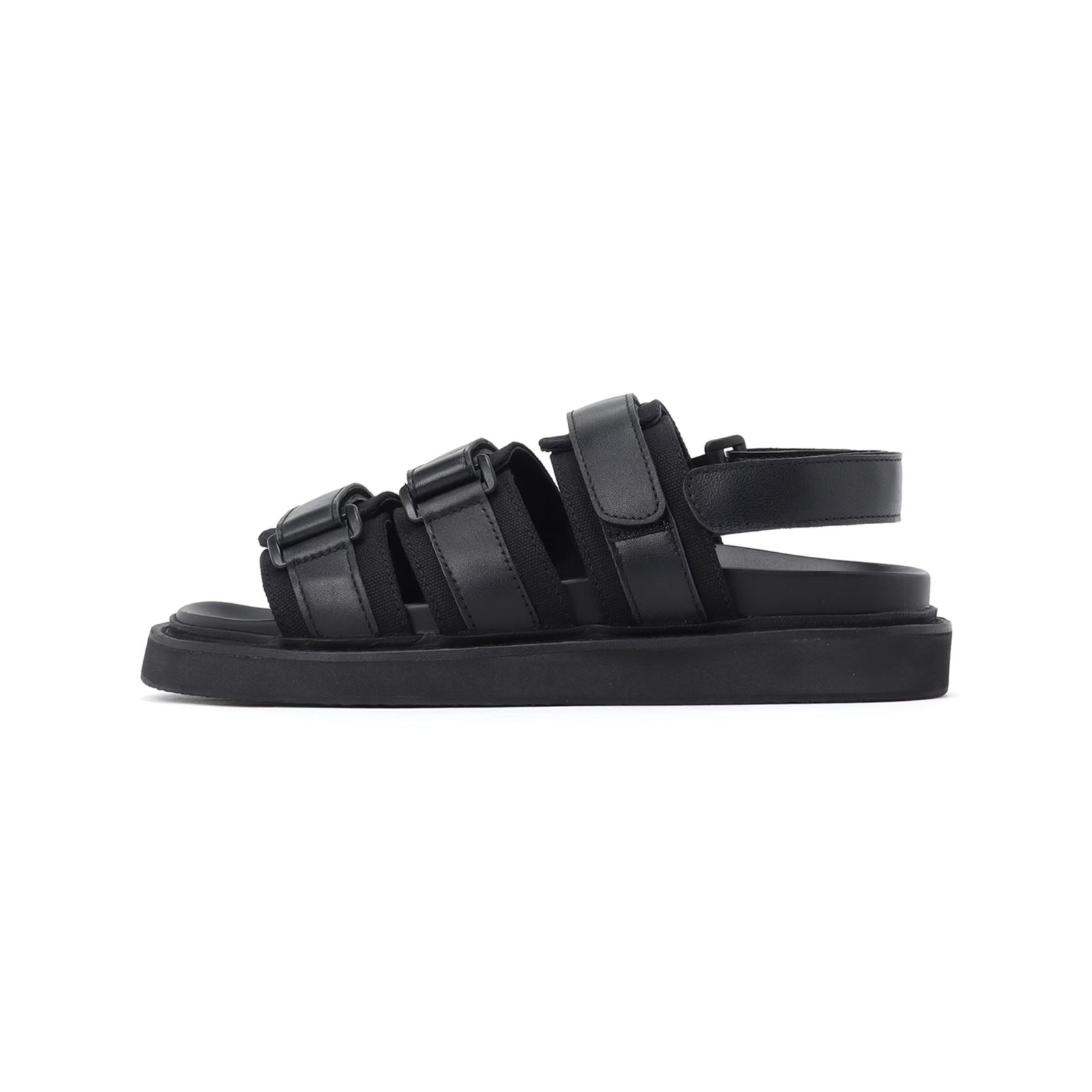 SHEEP/C CANVAS FOOTBED SANDAL （BLACK） /  サンダル （ブラック） HP-E05-779-2-02
