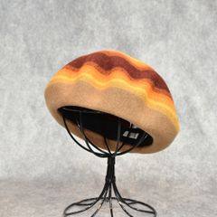Chimayo Wool Beret "TRUJILLO" (CAMEL)｜チマヨ ウール ベレー帽｜Y01023