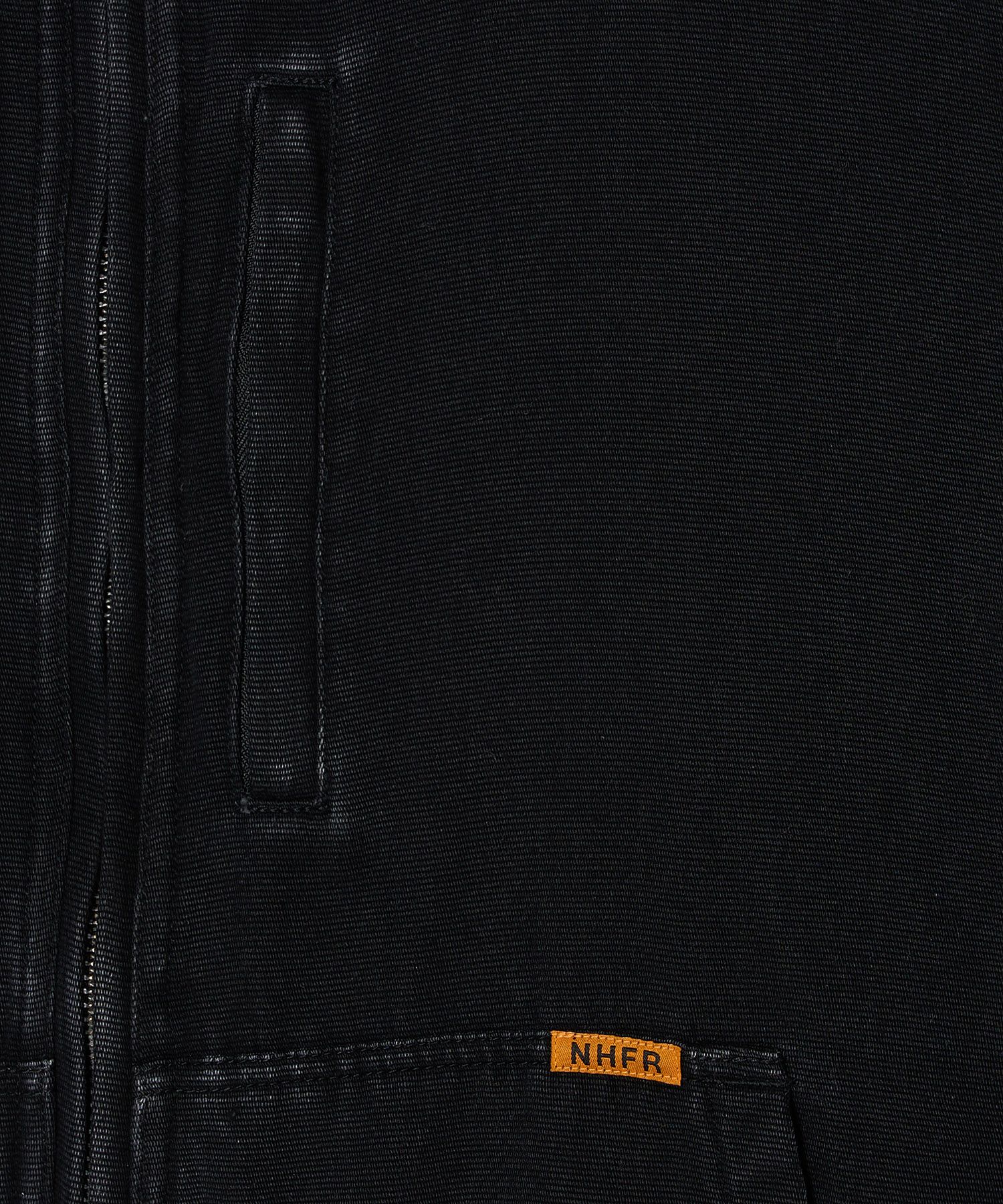 LINED BLOUSON  (BLACK) -  ライニング付き ブルゾン （ブラック） 1242-BL01-001
