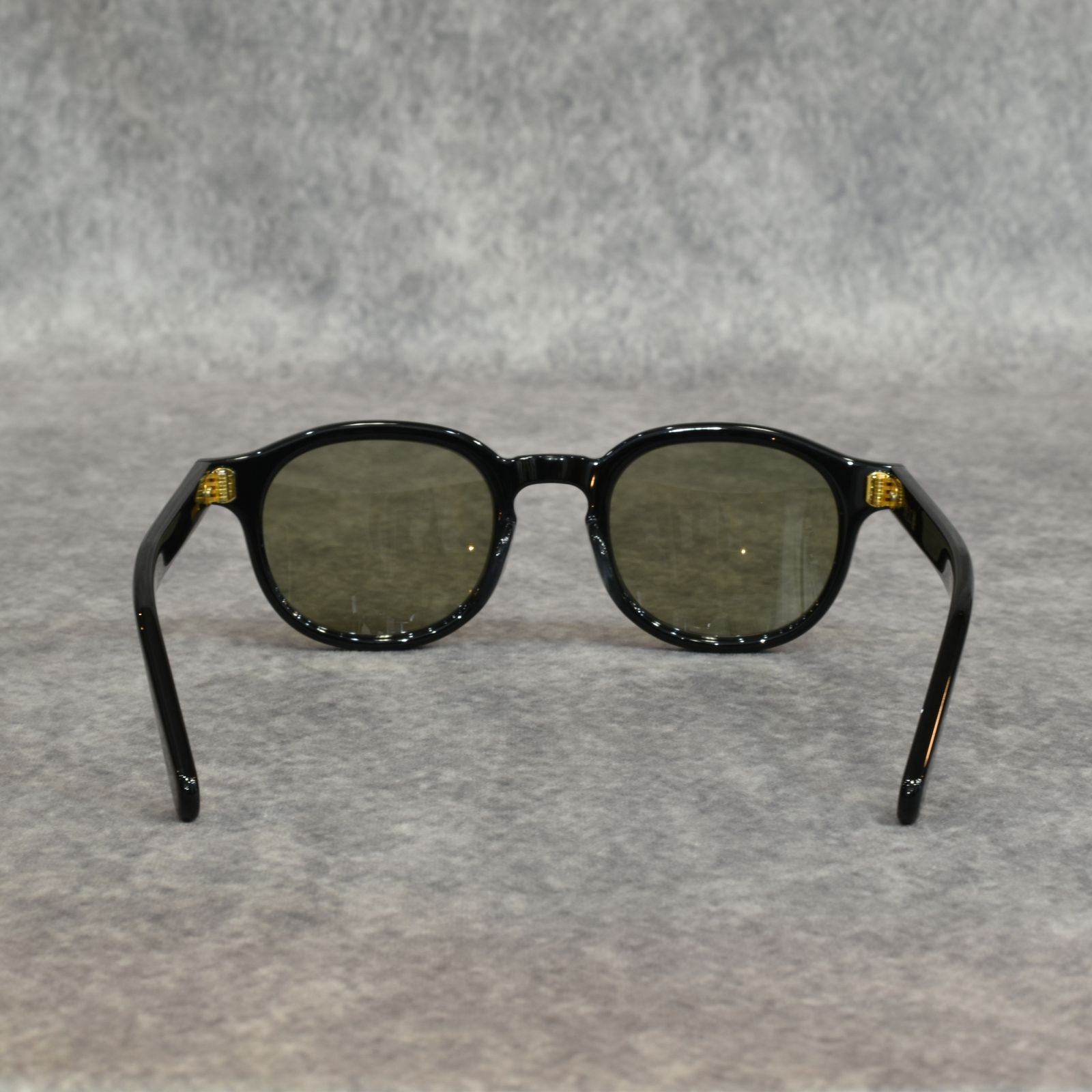 B/W TYPE GLASSES (BLACK / GREEN)｜ボストン/ウェリントン サングラス｜CL-25AW002G