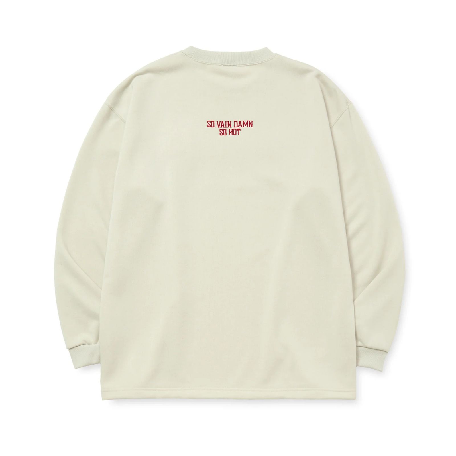 AEROKNOT® CALEE NATINAL LOGO DROP L/S TEE (GRAY)｜機能素材 エアロノット ロングスリーブ Tシャツ｜CL-25AW004