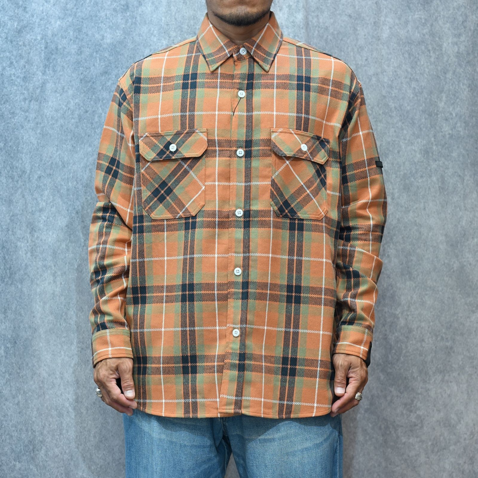 × BIG MAC SHIRT （ORG CHECK）｜× ビッグマック チェックシャツ｜2252-SH61-026