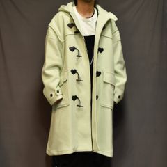 WOOL MELTON HEART DUFFLE COAT (MINT) / ウールメルトン ハート ダッフルコート