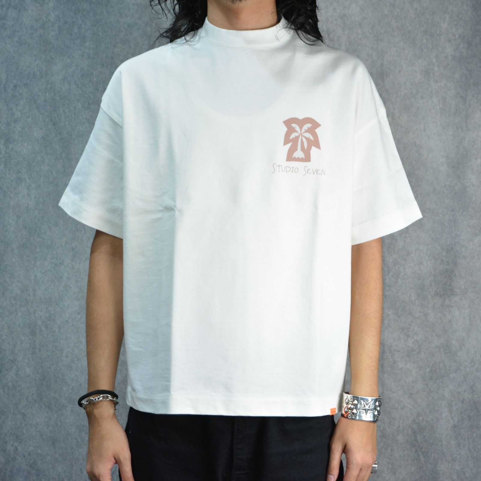 Palm Tree Big Tee （White） / ビッグ Tシャツ （ホワイト）