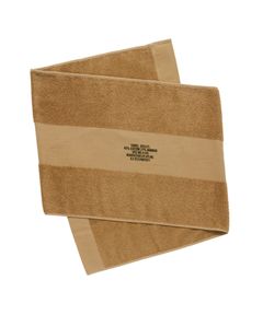 TEST PRODUCT EXCHANGE SERVISE × HIPPOPOTAMUS FACE TOWEL （BEIGE） / フェイスタオル (ベージュ)
