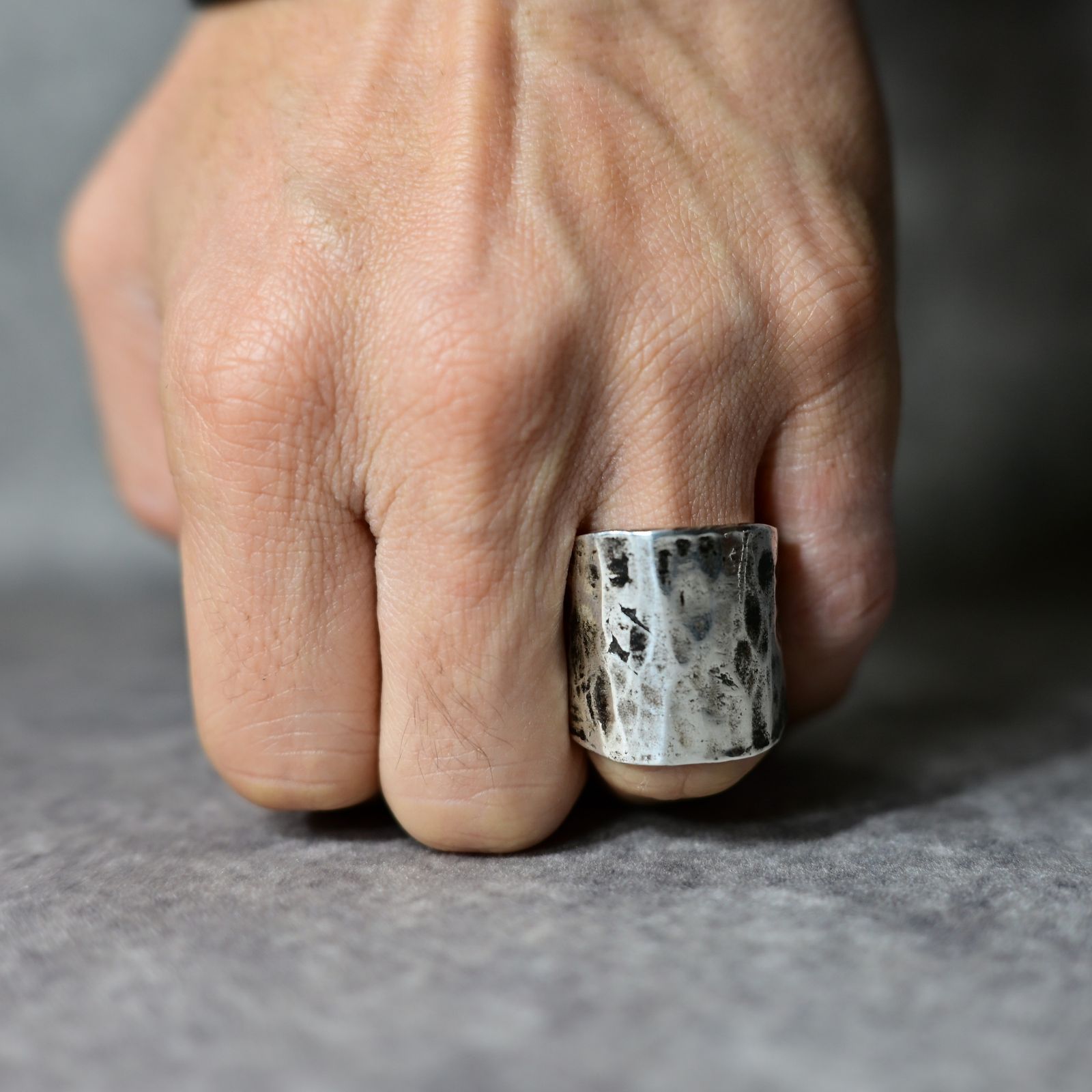 BEND RING  （18号）｜ SILVERS 純銀