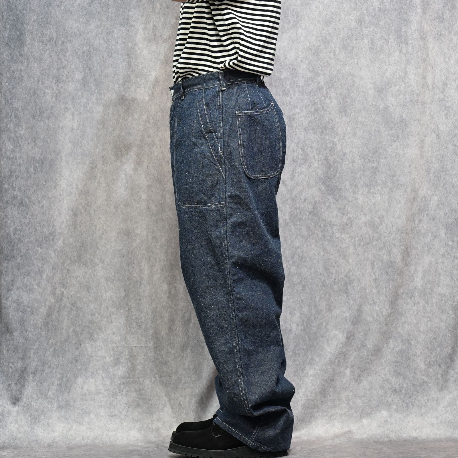USN DENIM TROUSERS （ONE-WASHED） / USネイビー デニムトラウザー （インディゴ） 2026SS-PT4-YT