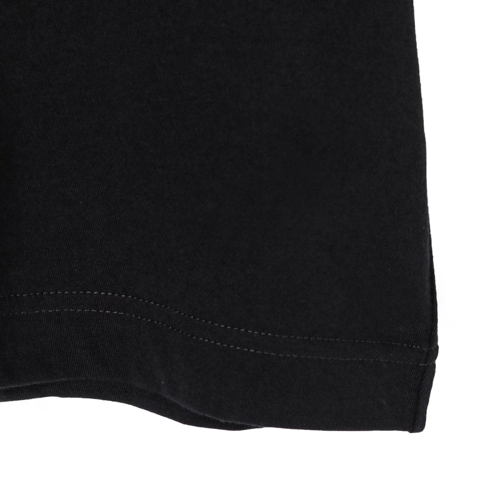 30/- COTTON SINGLE JERSEY ROUND NECK HALF SLEEVE （BLACK） カットソー （ブラック） HO-T02-070-4