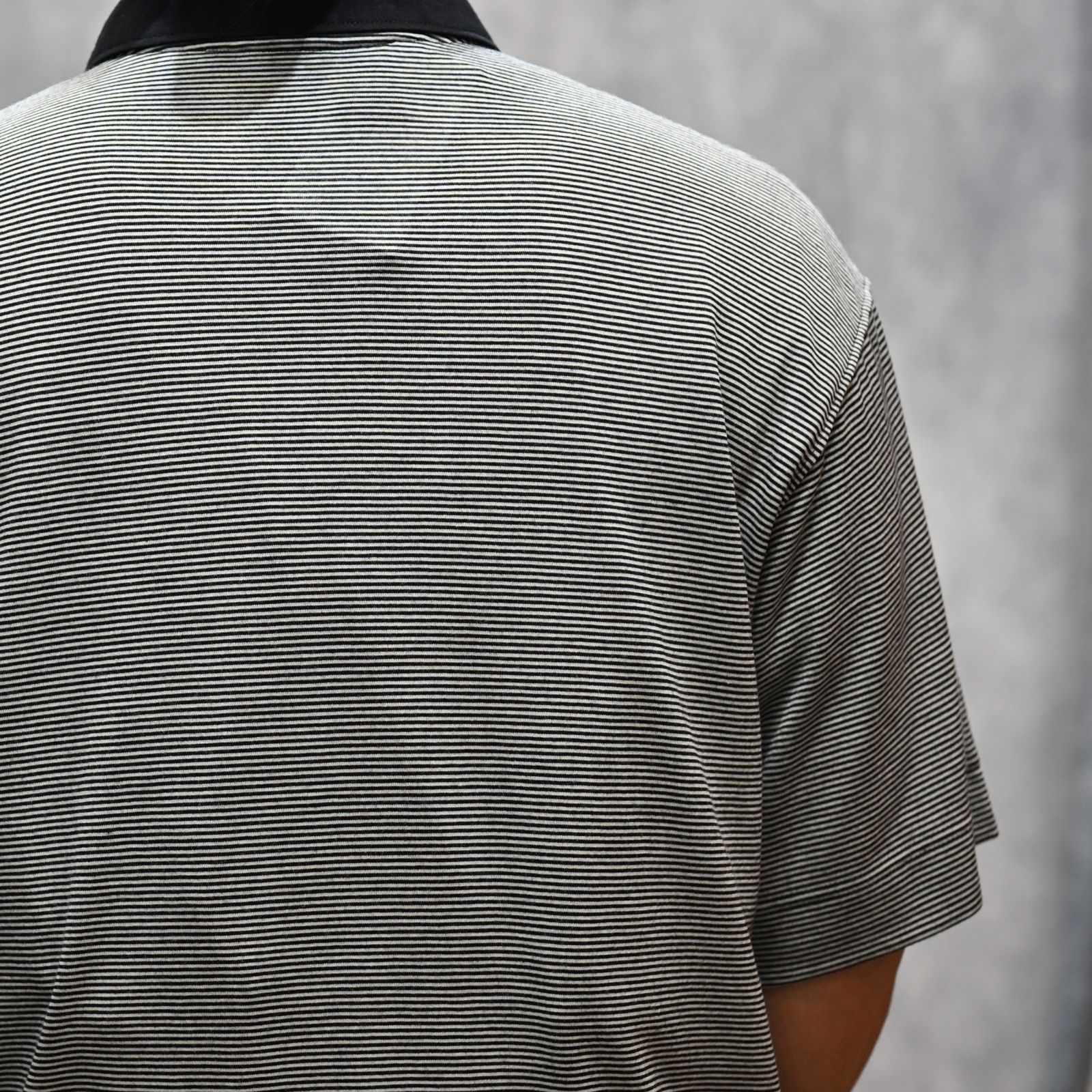 POLO SHIRT （BK BORDER / ブラックボーダー）｜ポロシャツ｜2261-CS57-019