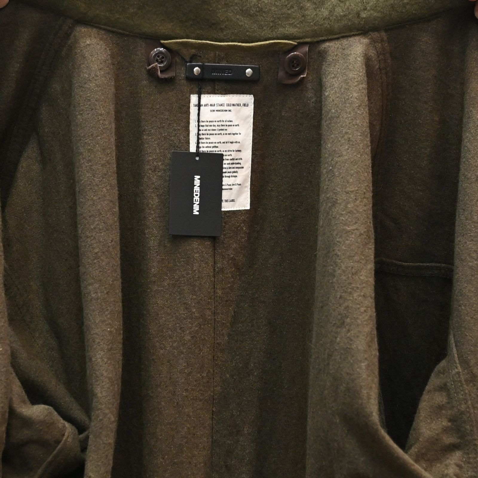 Shrunk Wool Balmacaan CT （KHA）｜モッズコート｜2510-9003