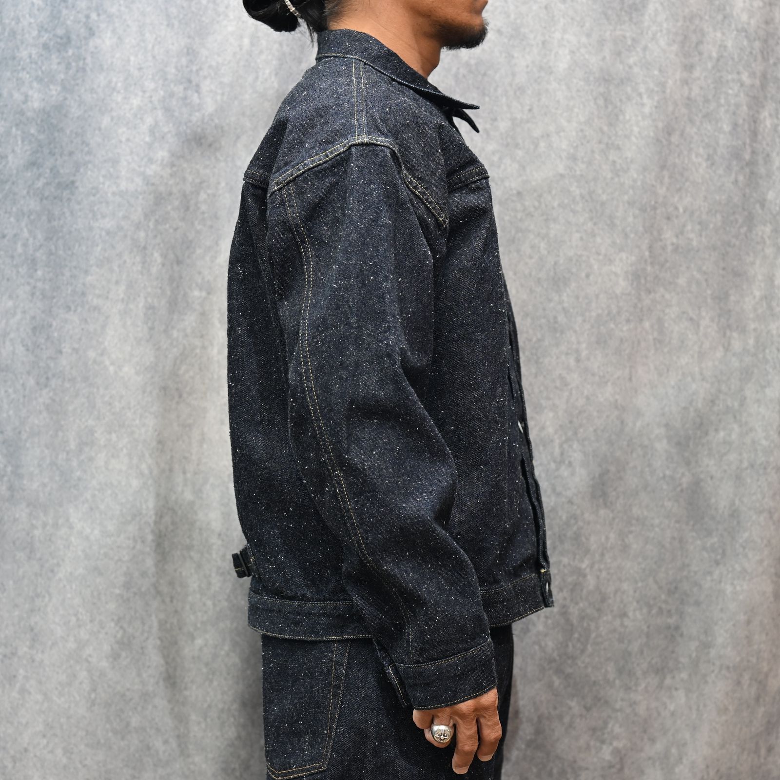 #029 WW II LV T-BACK DENIM JACKET ONE-WASHED （INDIGO） / デニムジャケット Gジャン ワンウォッシュ 大戦モデル （インディゴ）