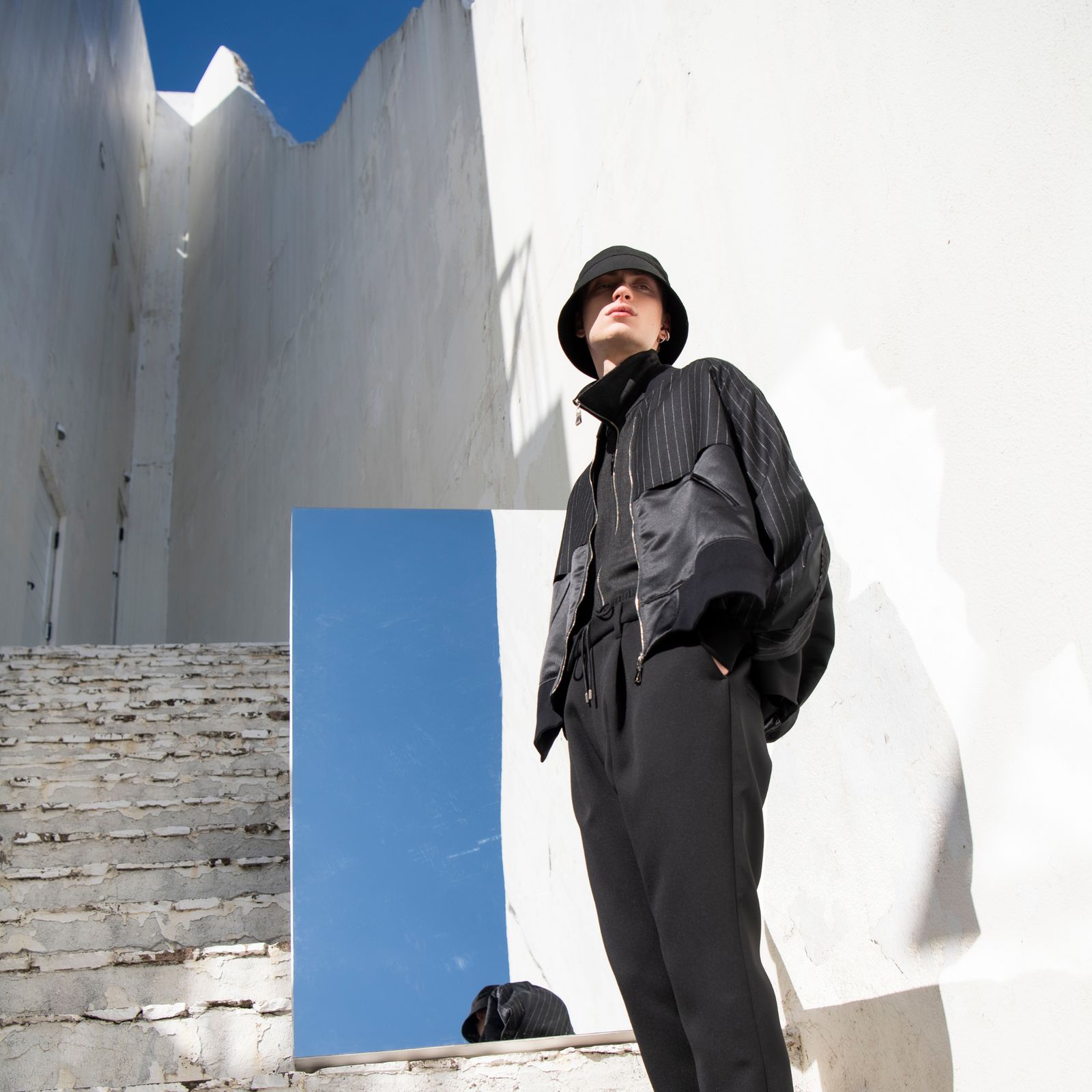 ブルゾン / LB23AW-BL01-GST (BLACK STRIPE)