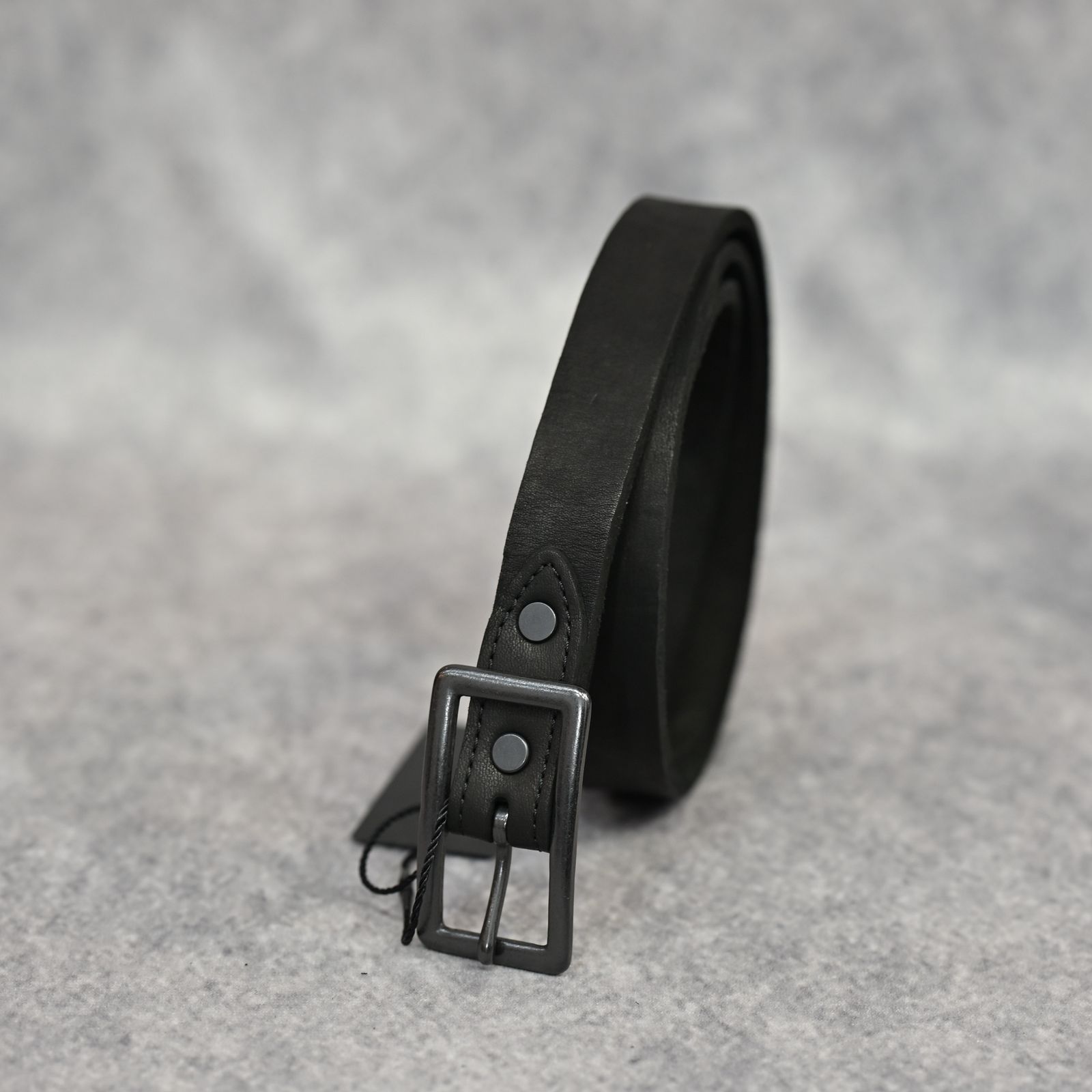 ダブルショルダー製品染め 25㎜ベルト （BLACK / ブラック） 318-36
