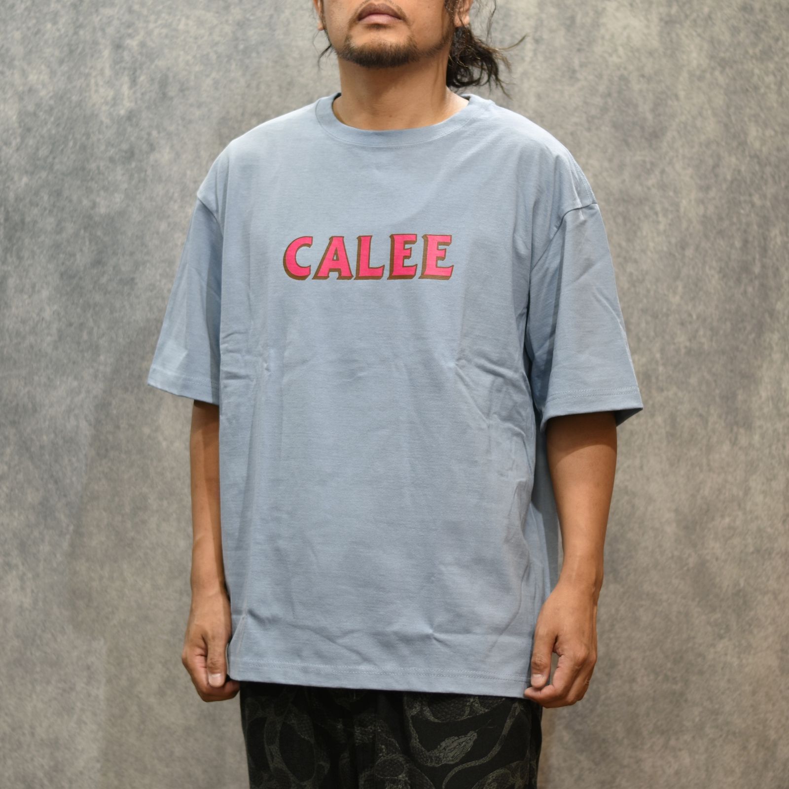 VINTAGE TYPE SYNDICATE RETRO GIRL TEE ＜NATURALLY PAINT DESIGN＞ (Lt.BLUE)｜ワイドシルエット プリントTシャツ｜CL-25SS007NT