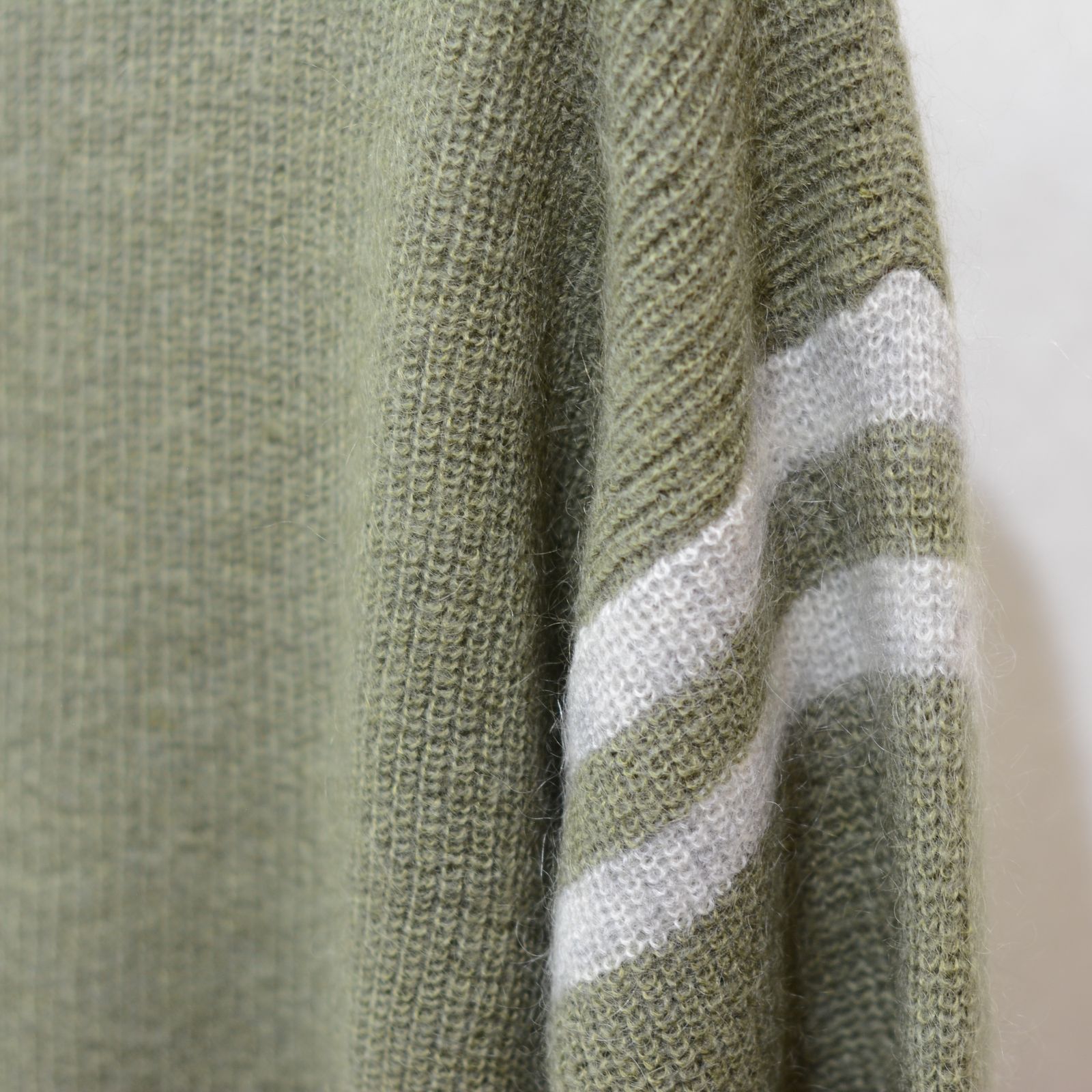 モヘア プルオーバーニット （GREEN）