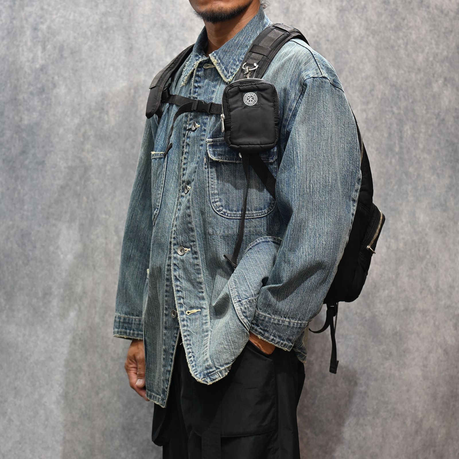 SUPER NYLON DAYPACK L (BLACK) / スーパーナイロン バックパック （ブラック） PC-015-264-40
