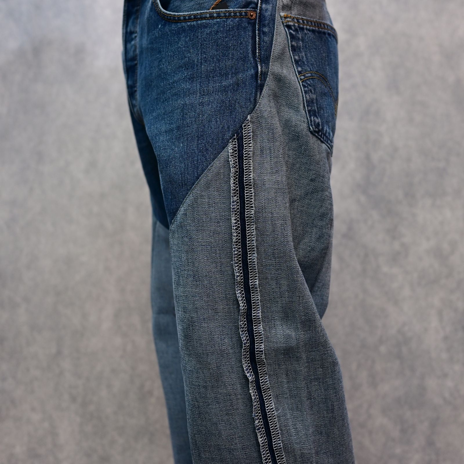 OLD PARK×MINEDENIM Inside out Chaps Jeans （USS） / MND-25SSOP002