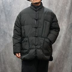 WEATHER CHINESE DOWN JACKET （BLACK）｜チャイナ ダウンジャケット （ブラック） PC-026-2441-10