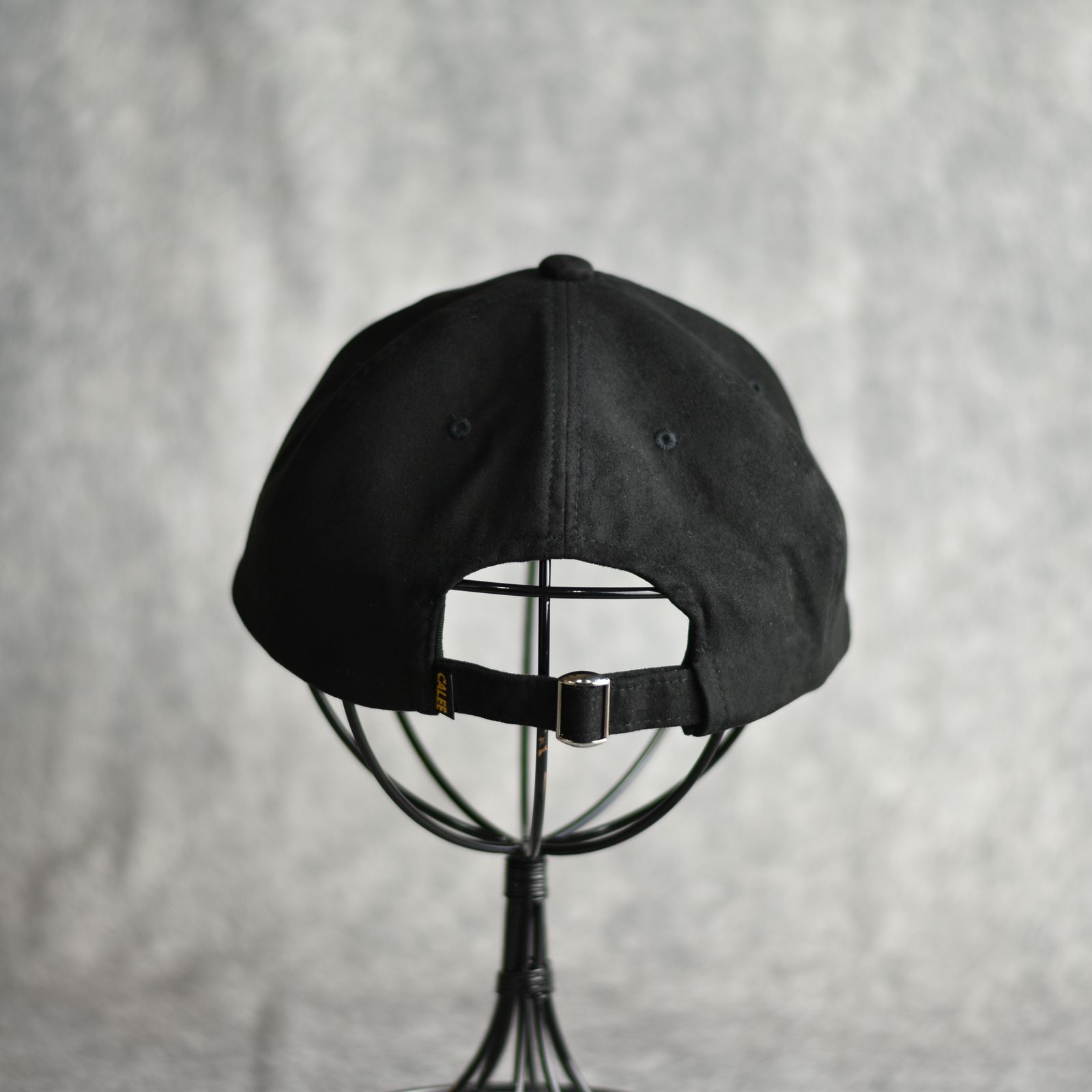 calee フェイクスエードキャスケット CALEE - FAUX SUEDE CAP (BLACK) / フェイクスエード浅型