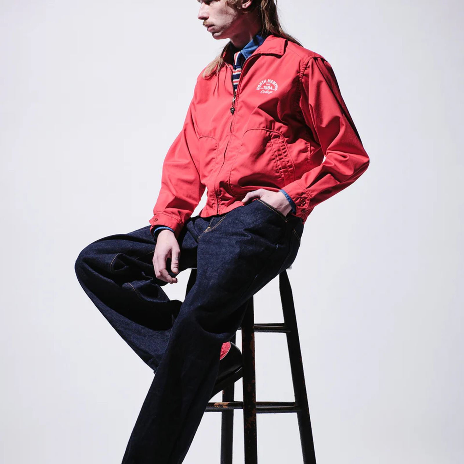 McGREGOR × MINEDENIM Drizzler JKT （RED）｜マクレガー × マインデニム ドリズラージャケット｜MND-MCG801