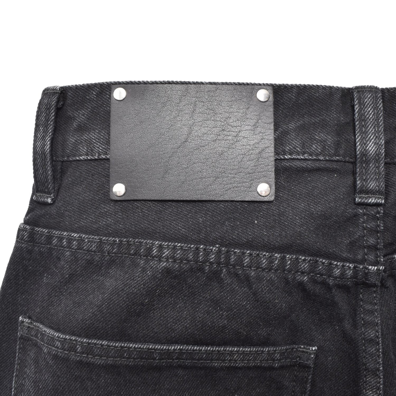 × YUKI TANAKA Wide Straight Pants （BLK） ワイドストレート デニムパンツ （ブラック）｜YT-MND-06