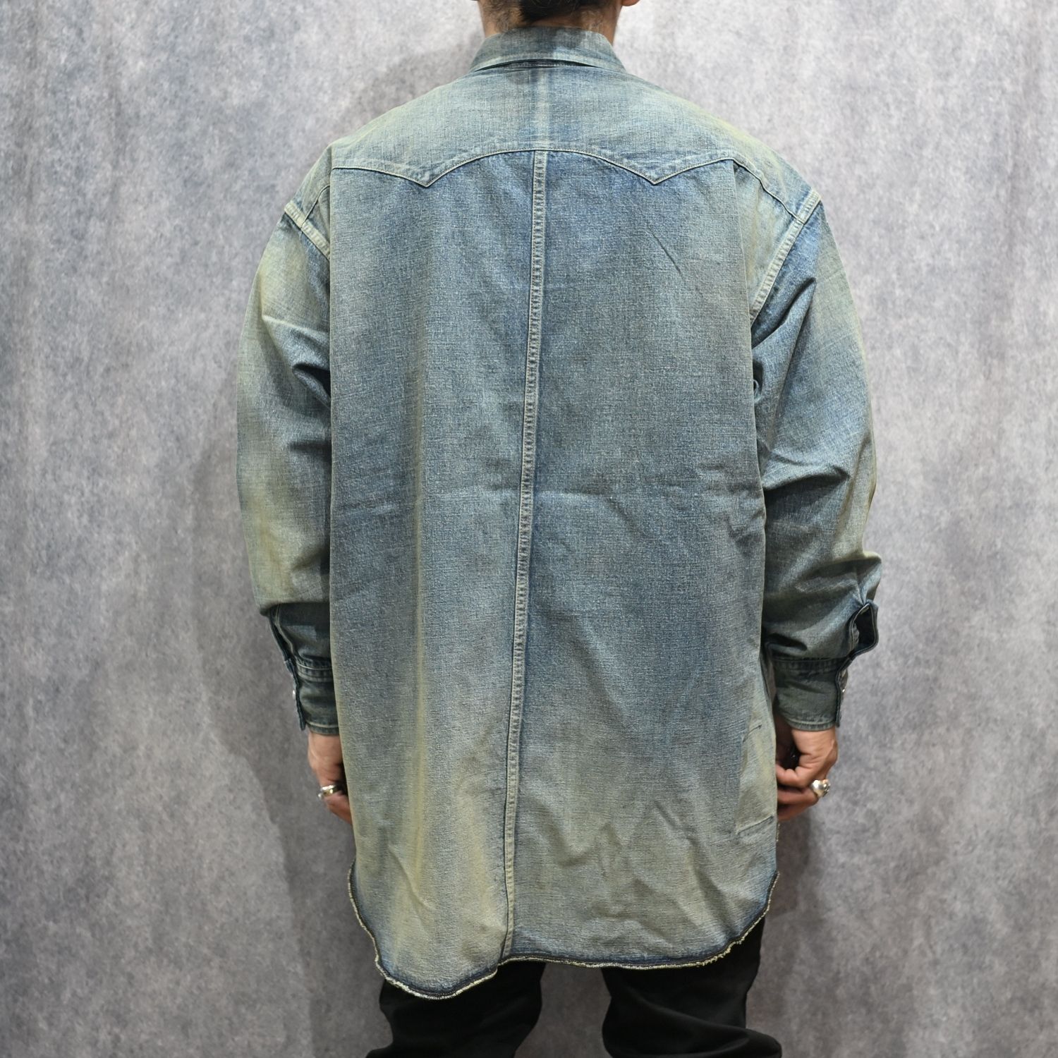 LV DENIM BIG WESTERN SHIRTS （USD） / USネイビー デニムトラウザー （インディゴ） 2026SS-PT4-YT