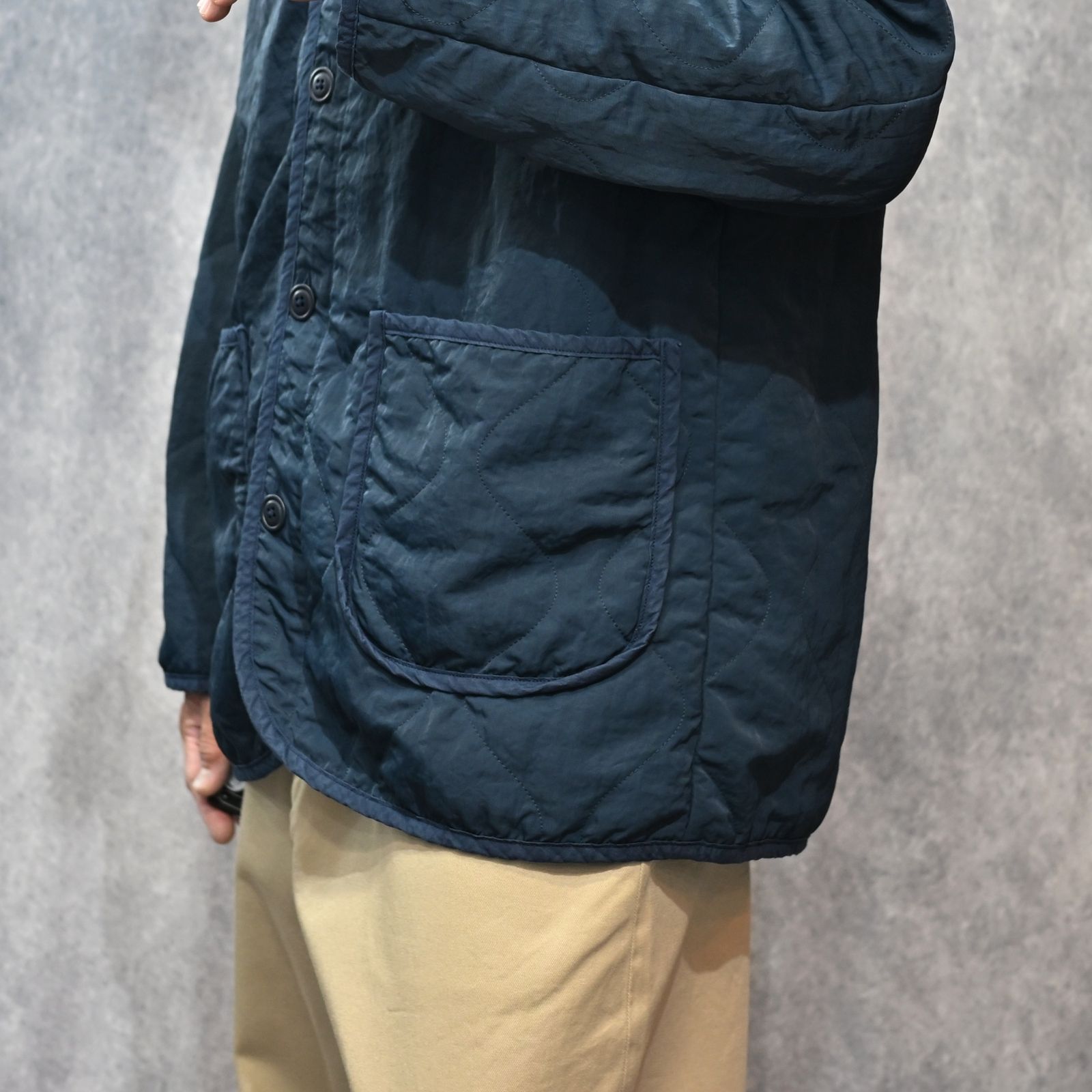 SUPER NYLON MILITARY LINER (BLUE)|スーパーナイロン ミリタリー ライナー ジャケット (ブルー) PC-015-2014-40