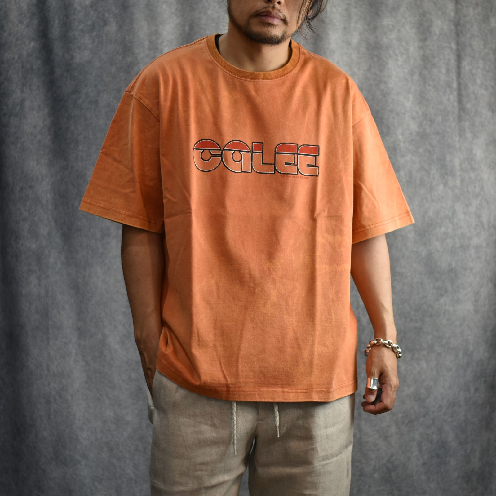 CALEE LOGO DROP SHOULDER L/S TEE – CALEE ONLINE STORE