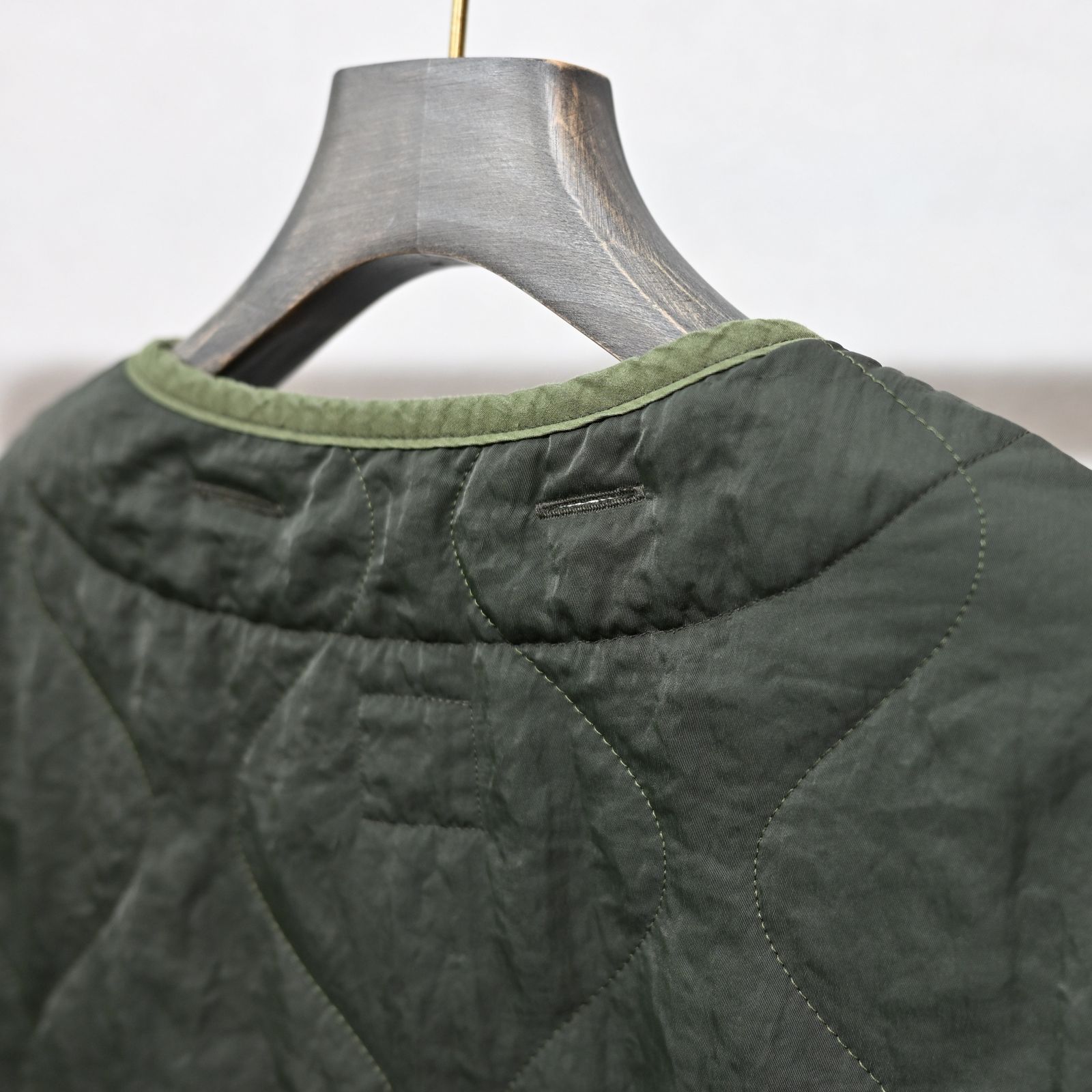 SUPER NYLON MILITARY LINER (OLIVE)|スーパーナイロン ミリタリー ライナー ジャケット (オリーブ) PC-015-2014-52