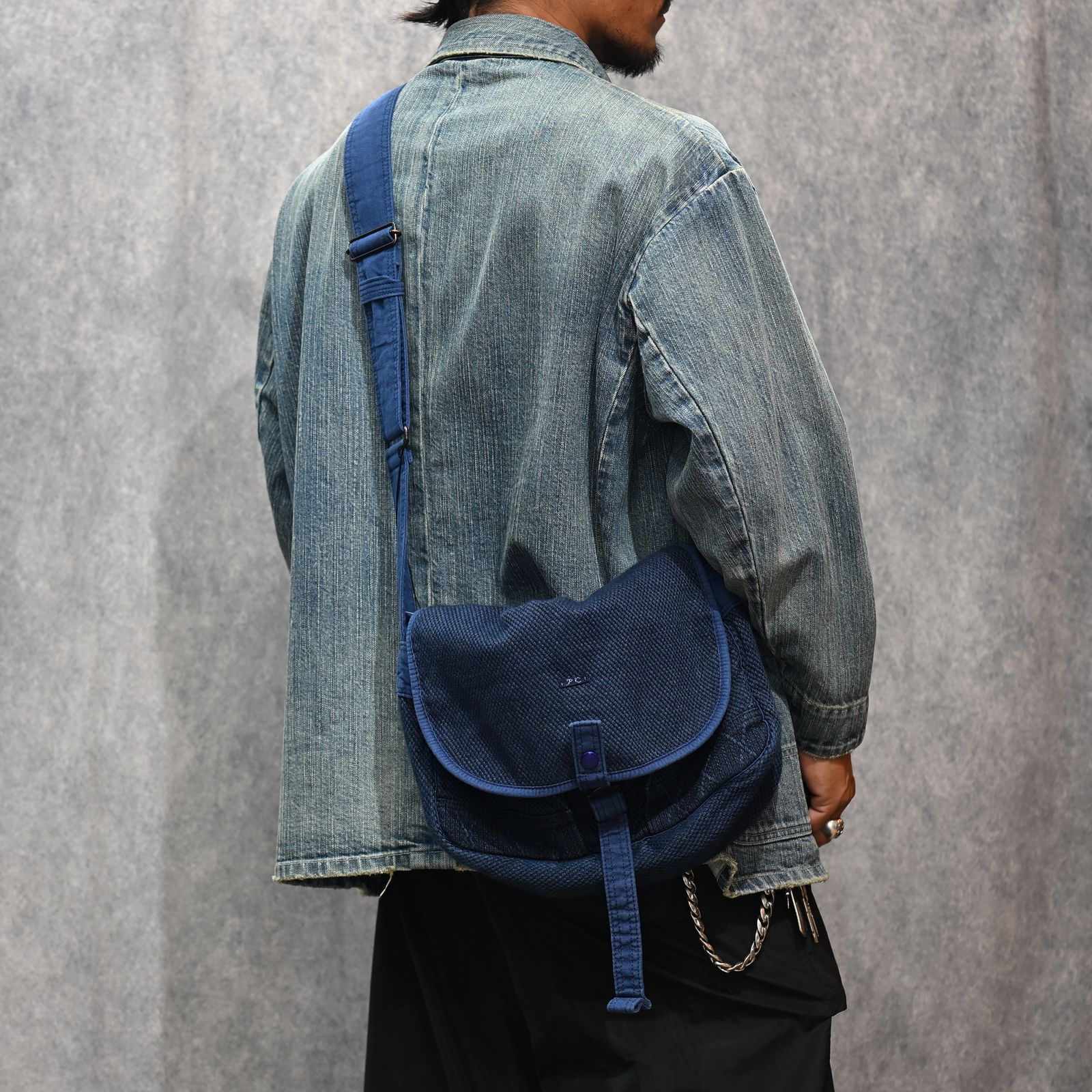 PC KENDO SHOULDER BAG M （BLUE） / ピーシーケンドーショルダーバッグ M （ブルー） PC-001-323-40