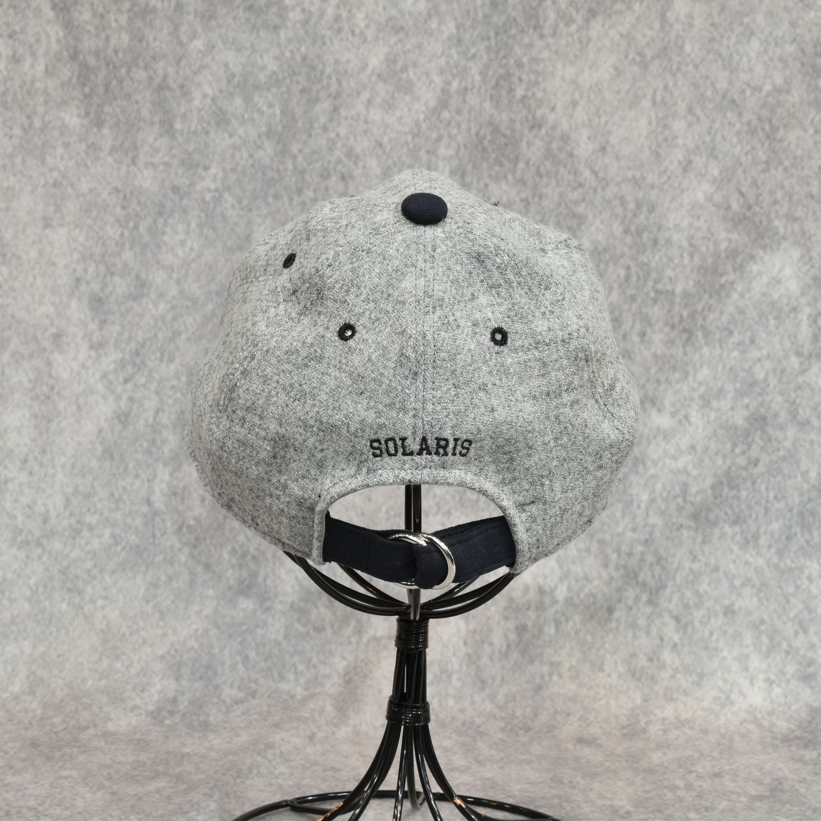 British Tweed Wool Cap "FANBOY" (LIGHT GRAY)｜ツイード キャップ｜Y01019