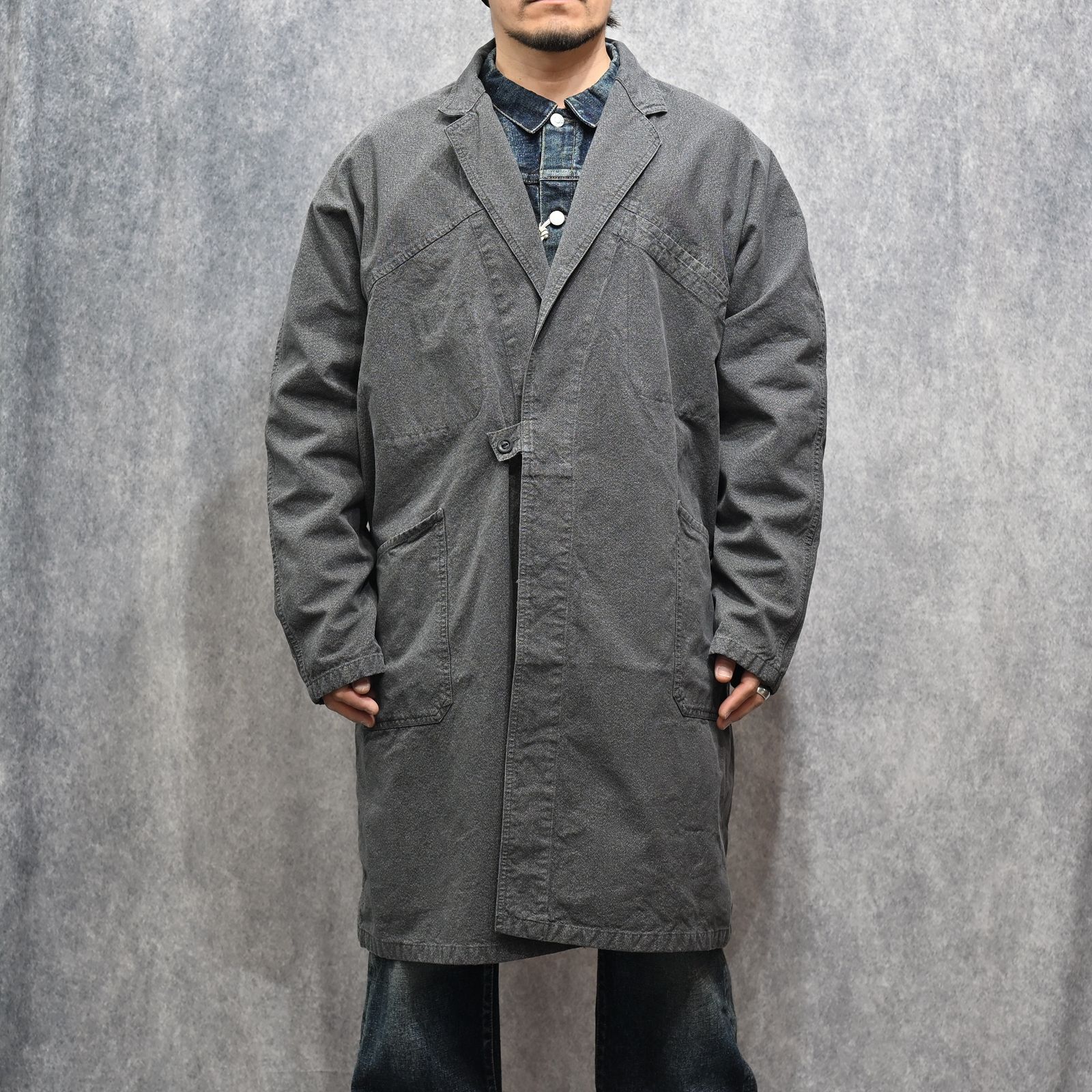WORK COAT （BLACK） / アトリエコート （ブラック） 2026SS-JK3-YW