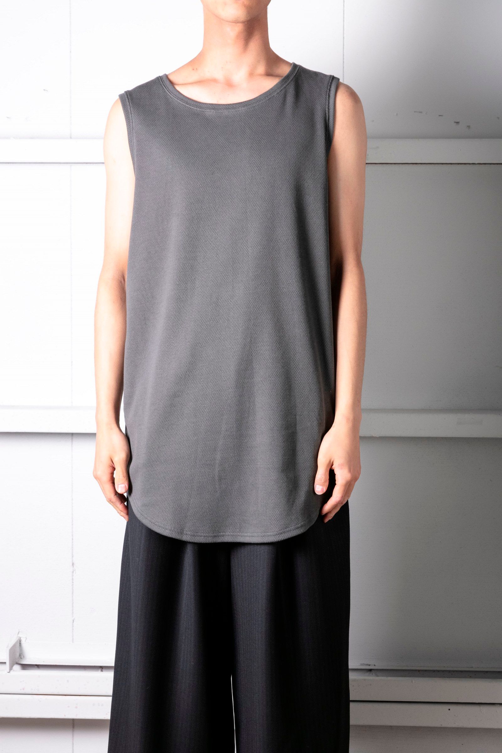 base layer long nosleeve 2 (CHARCOAL)