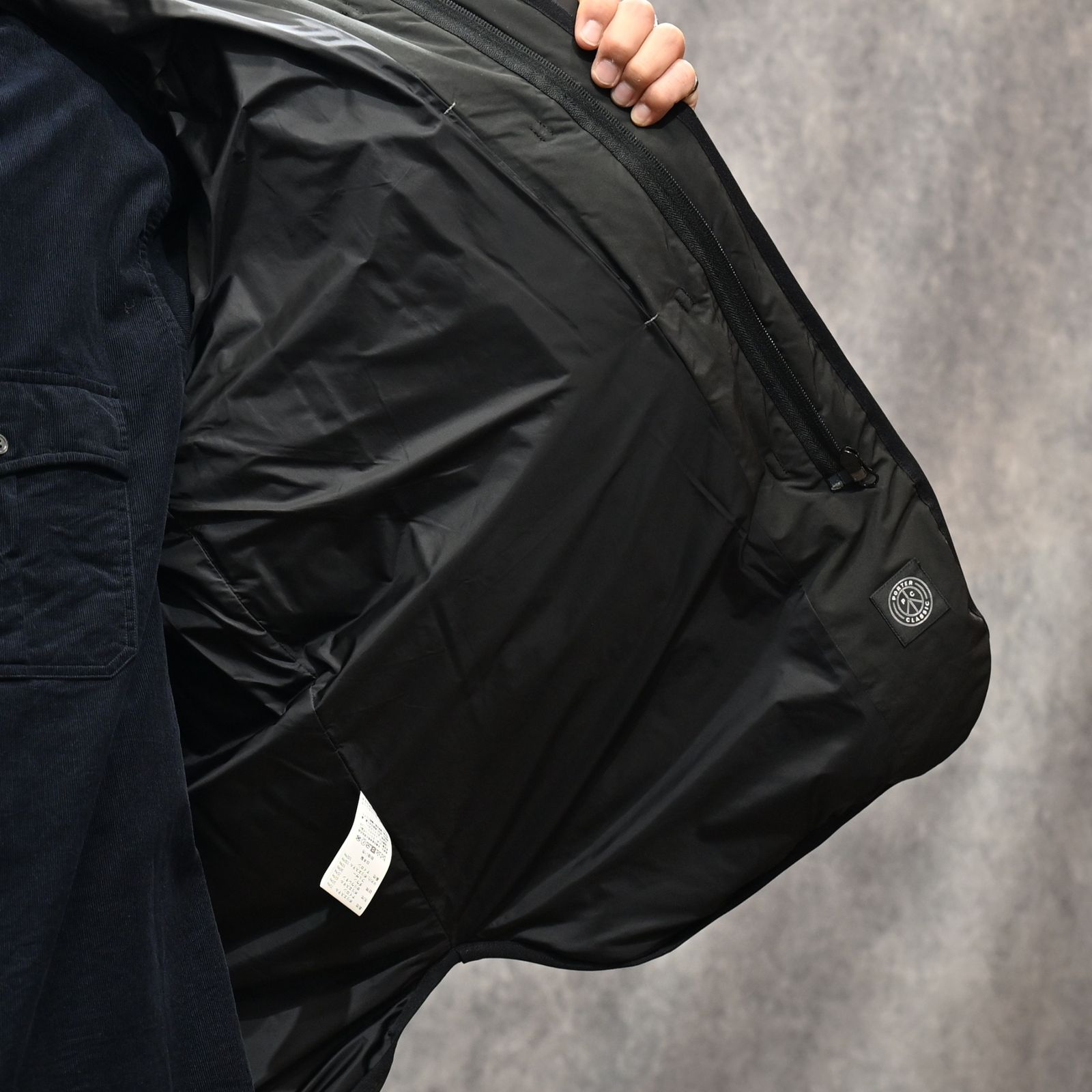 WEATHER CHINESE DOWN JACKET （BLACK）｜チャイナ ダウンジャケット （ブラック） PC-026-2441-10