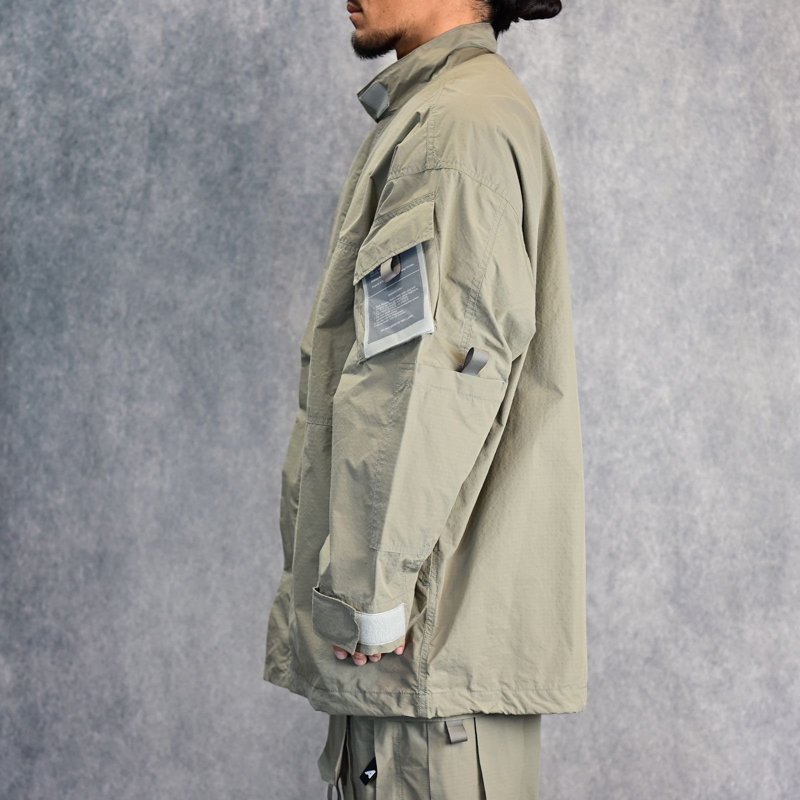 × ArkAir OMBAT SHIRT [N.HOOLYWOOD TEST PRODUCT EXCHANGE SERVICE （GRAY） / コンバット シャツ ブルゾン （グレー） / 9251-BL01-002