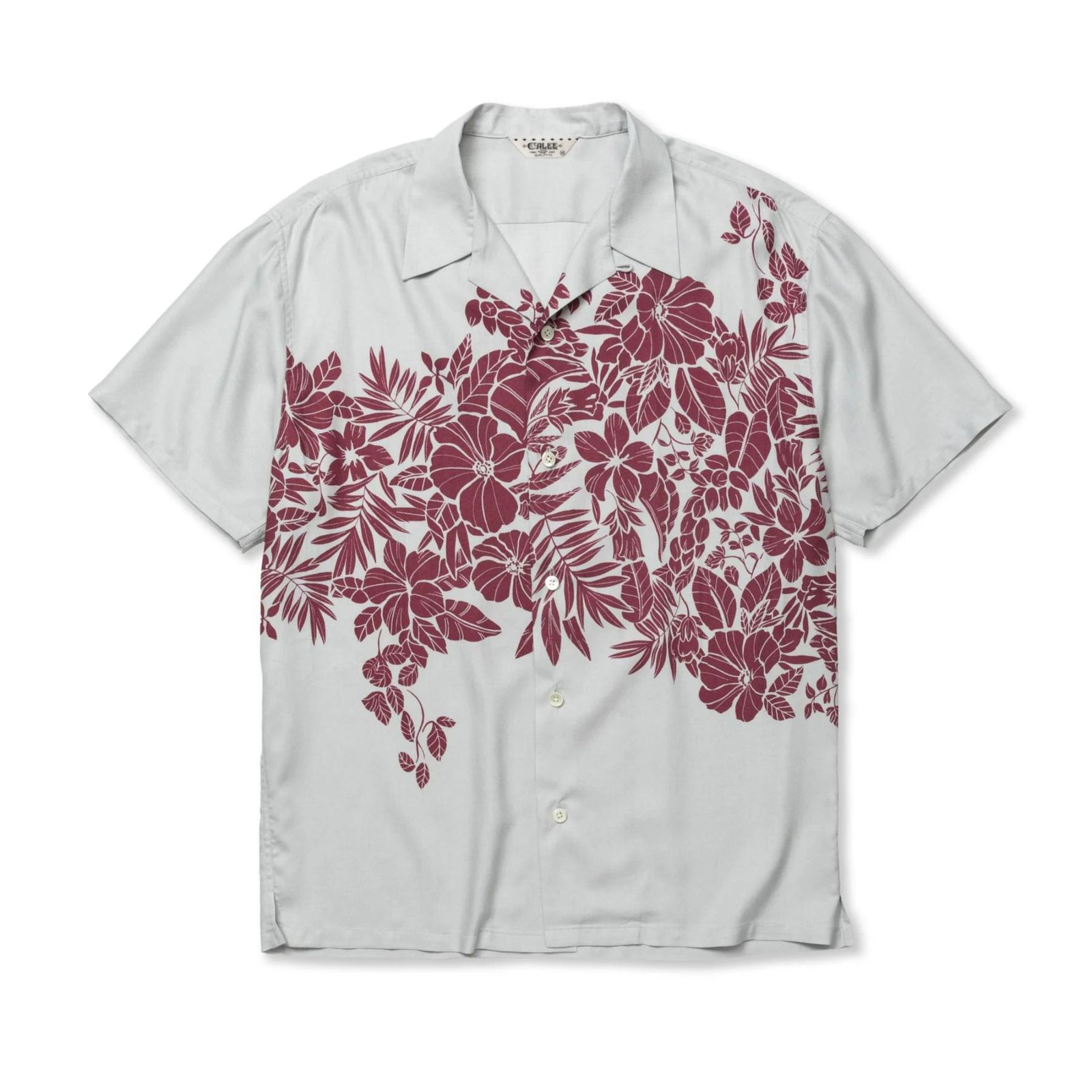 キャリー　アロハシャツ CALEE - R/P PANEL PRINT ALOHA SH (BLUE) / パネルプリント