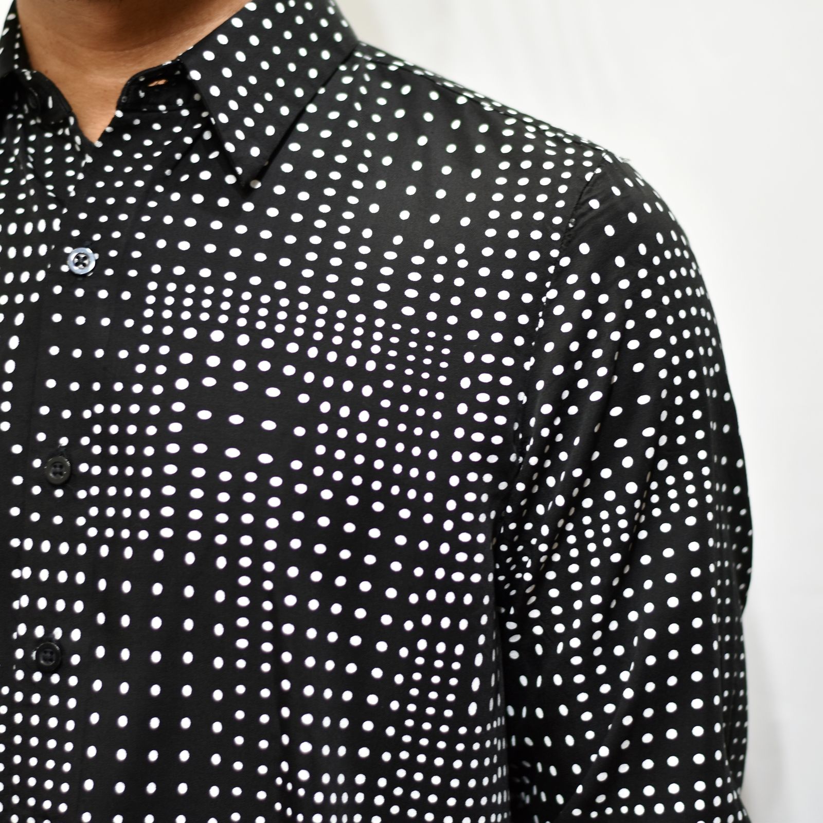Distortion Dot CU．Denim Regular SH