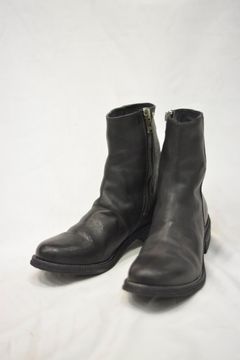 ×× incarnation イタリーホース製品染め サイドZIPブーツ (BLACK)