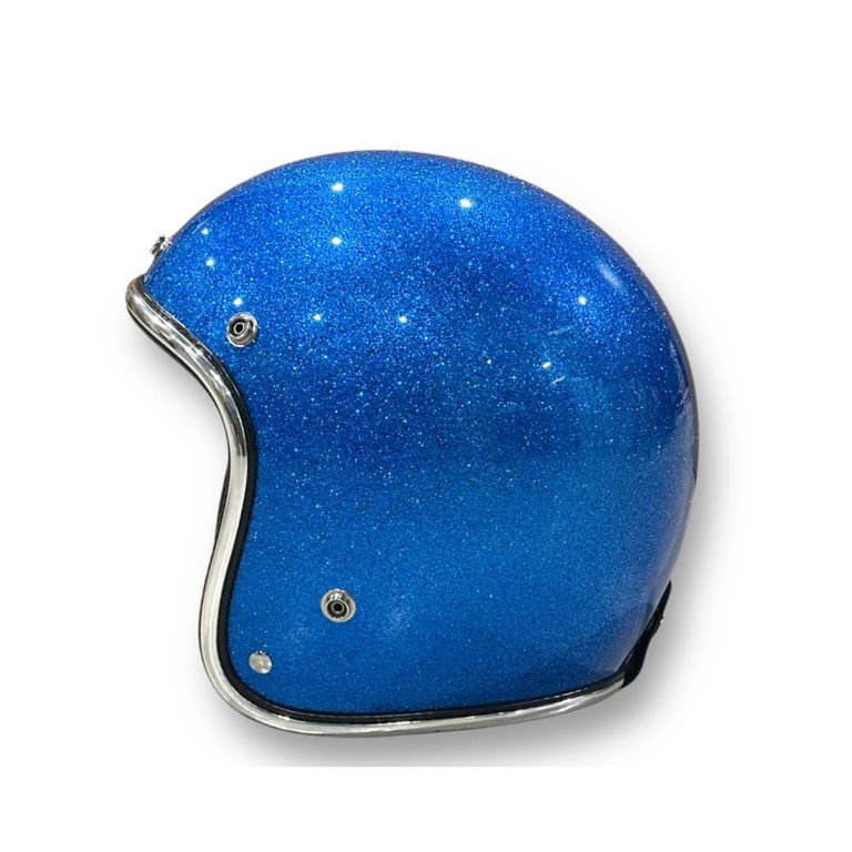 NoBudz - 即日発送 | GLITTER 3/4 HELMET (BLUE) | グリッター