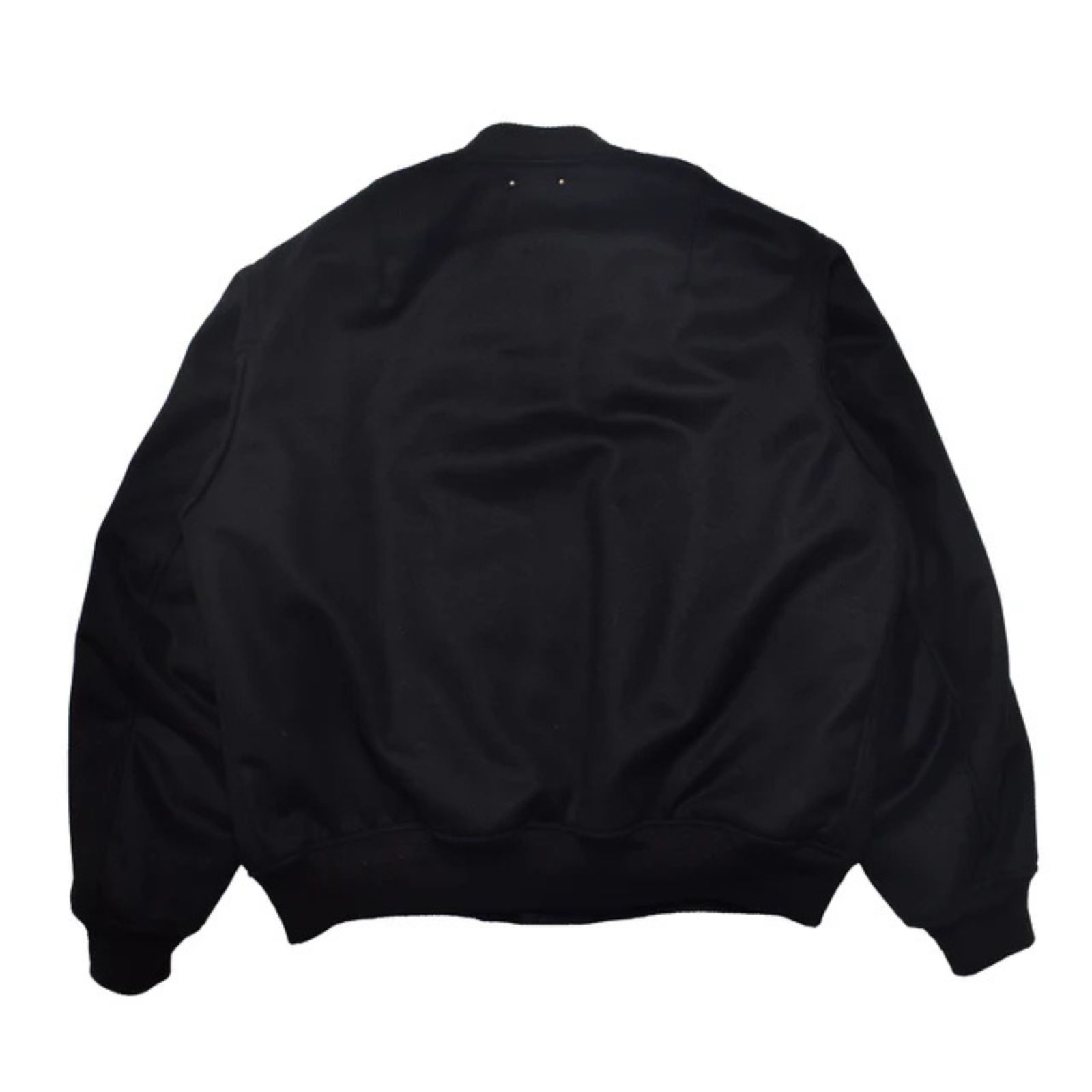 Wool Meiton Bomber JKT （BLK）｜ウールメルトン ボンバージャケット フライトジャケット｜2511-9001