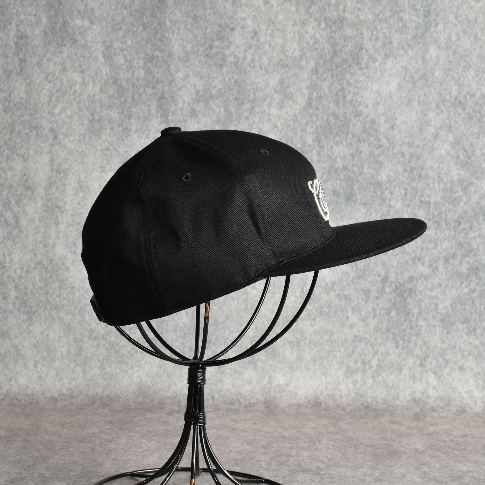 CALEE LOGO TWILL CAP (BLACK) / ツイル ベースボールキャップ