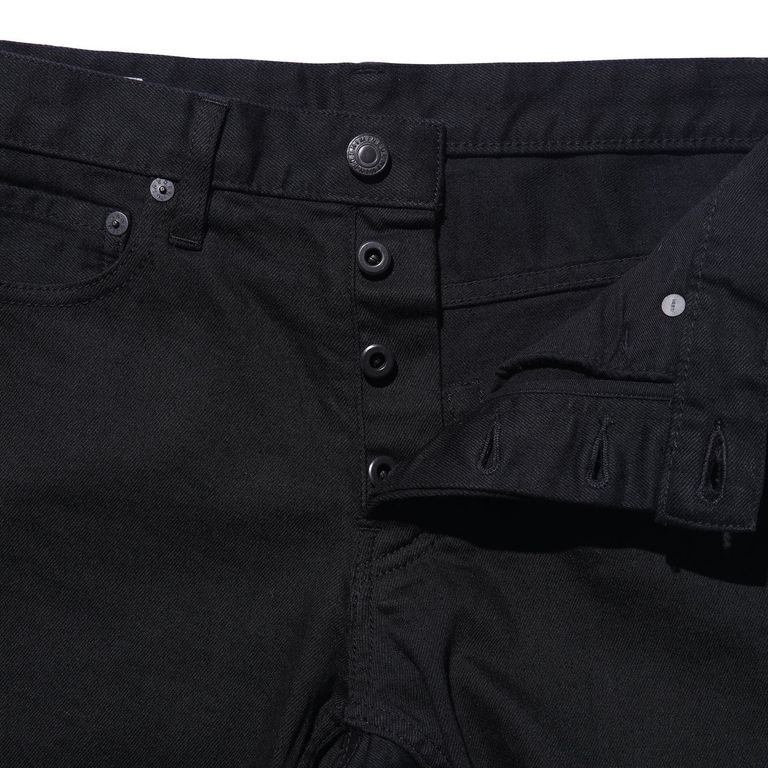 MINEDENIM - 107 S.Slim OWS （BLACK） / スリムデニムパンツ