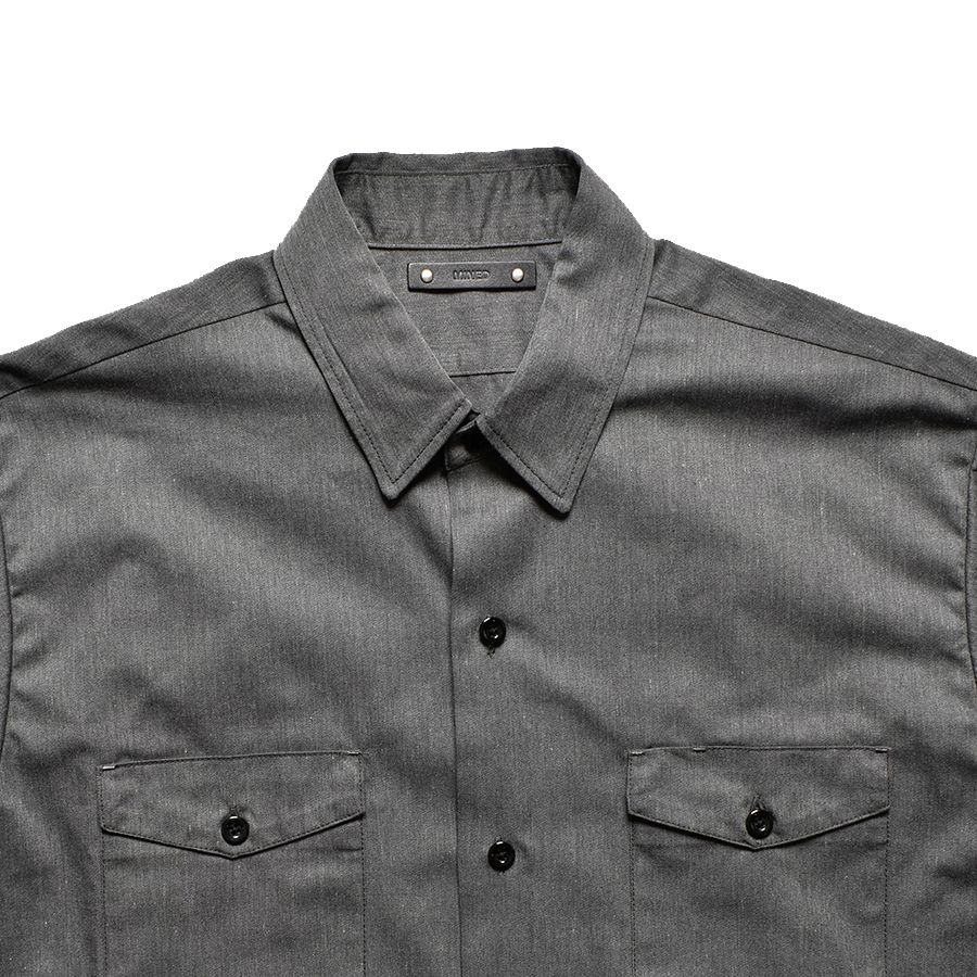 T/C Twill Work SH （GRY） / ポリエステル/コットン ツイル ワークシャツ