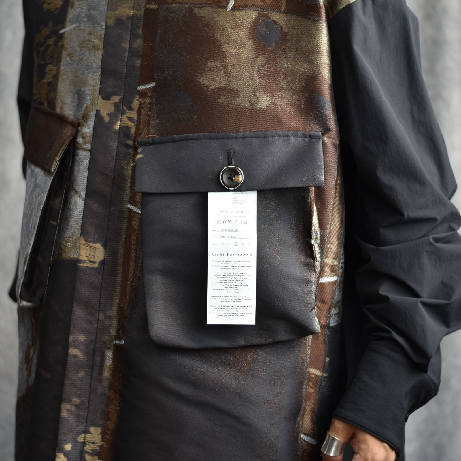 サイドベンツCPOシャツジャケット / LB24AW-SH07-JQD-NBG (LUMBER & METAL)